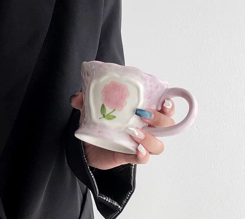 أكواب صنع يدوي صغيرة ألوان باستل 250 ملي