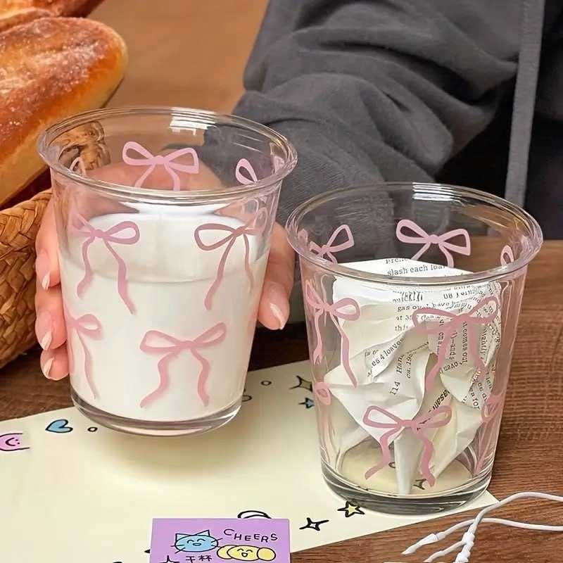 طاقم أفطار بناتي زجاجي  كوري