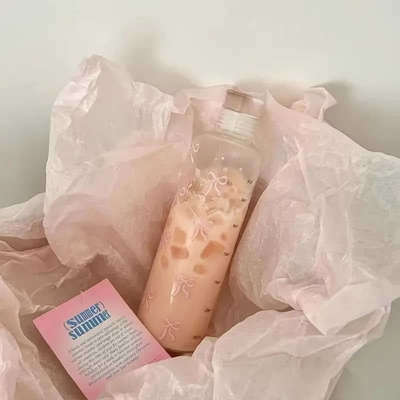 زجاجه مياة زجاجية بناتيه 500 ملي