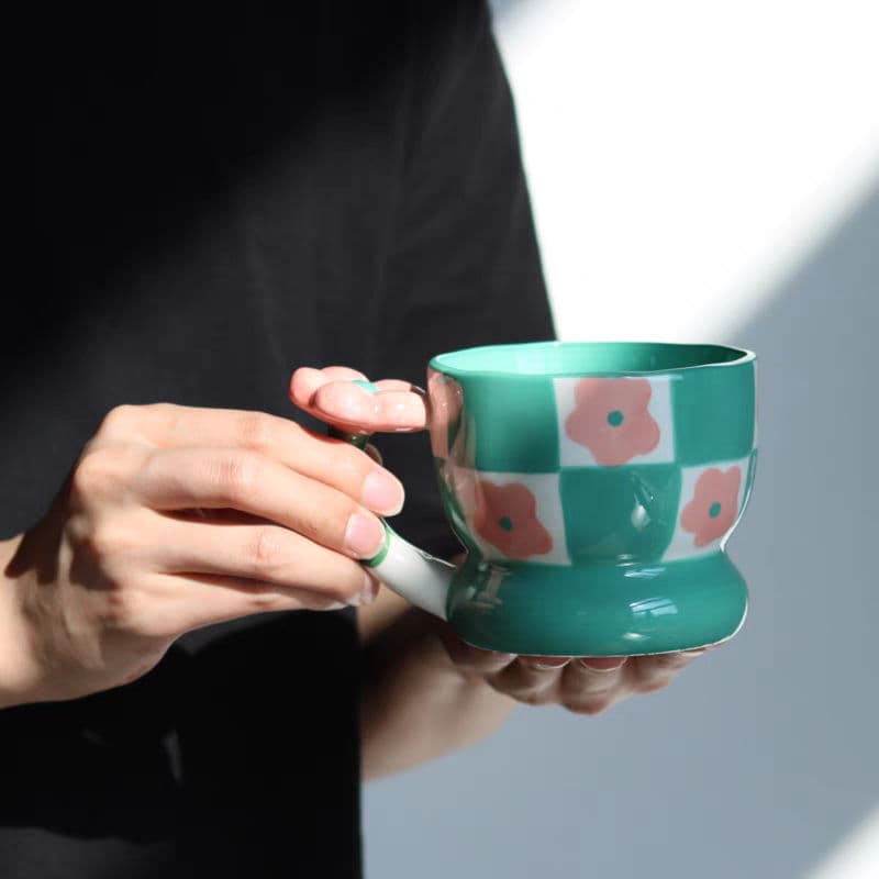 أكواب زهور فريدة التصميم 300 ملي